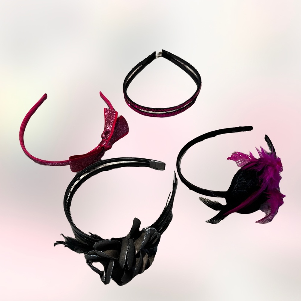 Headband bundle 4 items included preowned lightweight signs of wear